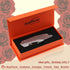 ALBATROSS 7" EDC Simple Practical Folding Knife Liner Lock Pocket Knife with 8Cr14MoV Steel Blade,Rose pattern Stainless steel Handle,Belt Clip an...
