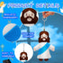 Shappy Mini Jesus Plush Toy Little Jesus Figures Keychain Stuffed Jesus Plush Doll Christian Figure Bulk Religious Stuffed Toys Gifts for First Co...