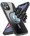 Fin2feel Magnetic Case for iPhone 11 Phone Case with Glass Screen Protector, with Suction Cup Phone Mount Stand for TikTok Videos Selfies, Sticky ...