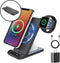 Wireless Charging Station 3 in 1 Wireless Phone and Watch Stand, 20 W Fast Charging, Foldable Travel Charger Stand for iPhone 15 14 13 12, for App...