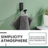 APLusee 2 Pack Bath Robe Hook, 304 Stainless Steel L Shape Coat Holder, Bathroom Home Accessories Matte Black...