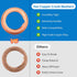 AOIT 10Pcs 11026-01M02 Oil Drain Plug Crush Washer Compatible with Niss an In finiti, 11026-JA00A Drain Plug Gasket Fit for Niss an 350z Rogue In ...