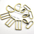 15Pcs Metal Swivel Snaps Hooks with D Rings and Tri-Glides Slide Buckles for Key Lanyard Purse Bag Straps Dog Collars DIY Sewing Hardware Craft (1...