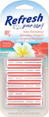 Refresh Your Car Car Air Freshener, Odor Eliminator, Set of 6 Auto Vent Sticks, Hawaiian Sunrise Scent, Refresh Your Car...