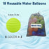 Feilifan Reusable Water Balloons 18 Pack, Single-handed Self-Sealing Quick Fill, Bee Nest Splash Balls with Mesh Storage Bag, for Pool Kid Teen Ou...