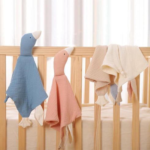 insular Baby Lovey Blanket for Boys and Girls, Muslin Cotton Security Blanket for Babies, Soft Breathable Lovie Soothing Towel for Newborn and Inf...