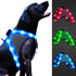 Light Up Dog Harness, Reflective Led Dog Harness Glow-in-The-Dark for Night Walking, USB Rechargeable Lighted Dog Safety Vest for Medium Dogs, Adj...