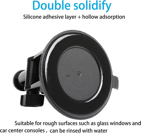 PellKing Action Camera Suction Cup Mount with Adhesive Pad for Car Dashboard Vehicle Windshield & Window Holder Compatible with GoPro Hero 12 11 1...