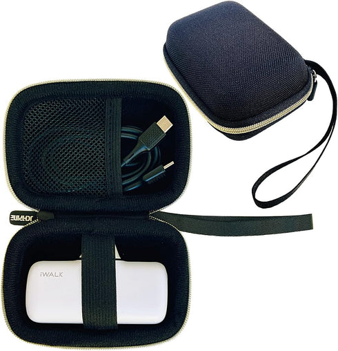 JCHPINE Protective Carrying Case for iWALK Portable Charger Ultra-Compact Power Bank Accessories (Black Case Only)...