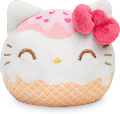 TeeTurtle Hello Kitty REVERSIBLE 4" Plushie - Hello Kitty Ice Cream - Sanrio Officially Licensed Soft Stuffed Animal...