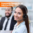 Lightweight Wired RJ9 Telephone Headphone Call Center Headset, Corded Deskphone Headset Compatible with Yealink T26 T31 T33 T42 T46 T48 T53 T54 et...
