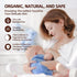 Organic Bamboo Nursing Breast Pads - 10-Pack Reusable Non-Slip Nipple Pads for Breastfeeding New Moms Postpartum Essentials (3.9inch) with Washing...