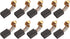 uxcell 20 Pack 999-038 Carbon Brushes 16x13x7mm Power Tool for Electric Hammer Drill Motor...