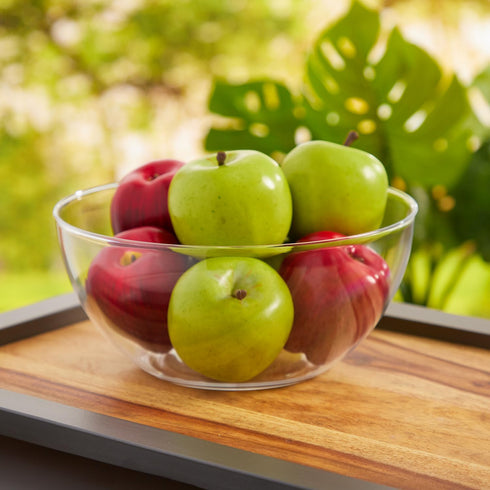 US Acrylic Vista Clear Plastic Salad and Serving 10-inch Bowls | set of 3 | Reusable, BPA-free, Made in the USA | 135 oz. capacity...