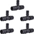 SharkBite 3/4 Inch x 3/4 Inch x 1/2 Inch Poly Expansion Reducing Tee for PEX-A Pipe, Pack of 5, Plastic Plumbing Fittings, Reducing Tee for PEX-A ...