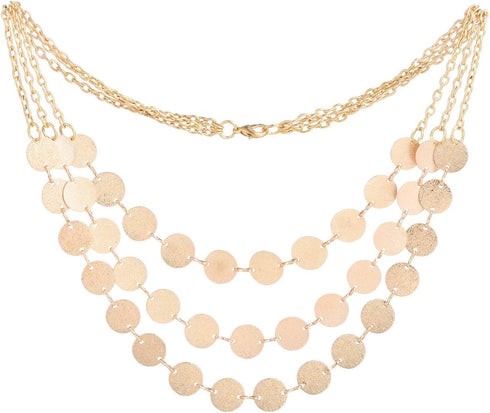 Fashion Golden Choker Necklace for Women...