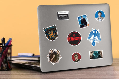 Supernatural Stickers Die Cut Vinyl Sticker Variety Pack - Laptop, Water Bottle, Scrapbooking, Tablet, Skateboard, Indoor/Outdoor - Set of 50...