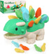Hirger Montessori Toys for Baby 1 2 3 4 Year Old: Fine Motor Dinosaur Toys for Kids 2-4|Toddler Learning Educational Toys for Birthday Gift Age 1-...