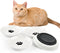 BNOSDM 4 Pcs Cat Food Bowls Ceramic Shallow Cat Dishes Non-Slip Silicone Bottom, Whisker Fatigue Pet Dry/Wet Food Plates Set for Indoor Small Cats...