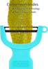 Original Vegetable Peeler, Potato Peelers for kitchen Carbon Steel Blade 3-Pack Orange/Blue/Yellow...