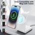 Wireless Charger, Magnetic Wireless Charger Compatible with iPhone 15 Pro/14/13/12 Series, Wireless Charging Station for Apple Watch Ultra 2/9/8/S...