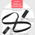 9 Pieces Thick Non-Slip Elastic Sport Headbands, Elastic Silicone Grip Exercise Hair and Sweatbands for Yoga (Black)...