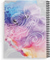 Softcover Think Positive 8.5" x 11" Motivational Spiral Notebook/Journal, 120 College Ruled Pages, Durable Gloss Laminated Cover, Black Wire-o Spi...