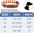 Bolux Leather Cute Dog Collar, Adjustable Soft Paded Cute Dog Collar for Small Medium Large Dogs, Classic Breathable Pet Collar with Checkered Pat...