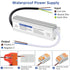 Waterproof IP67 LED Driver Power Supply 12V 36W 3A, 110V AC to 12V DC Converter, Ideal for Indoor and Outdoor, Marine, and Industrial LED Lighting...