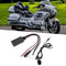DC 12V Car Audio Cable AUX Bluetooth 5.0 Adapter, Auto Audio Adapter Replacement for Honda Goldwing GL1800...