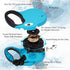 13 ft Retractable Dog Leash for Large Dogs up to 26 lbs,Tangle-Free Nylon Tape,Blue Dan S...