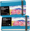 Funto Watercolor Journal, 3.5x5.5, 2 Pack, 48 Pages Each, Blue Cloth Cover?Cold-pressed Watercolor Paper, 110 lb/230 gsm, Art Supplies for Waterco...