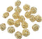 50pc 20mm Gold Edge Transparent Rose Flower Buttons for DIY Decoration Buttons Sewing Accessories Supplies...