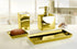 Glamour Chic Porcelain Soap Dispenser 5.83" t X 3.86" w (Gold)...