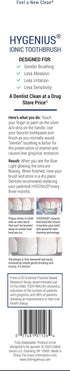 Ionic Toothbrush. The Ultimate Plaque Fighting Trillion ION Toothbrush. A Dentist Clean at a Drug Store Price. (Aqua)...