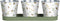 Bee Print Herb Pots with Tray | for Windowsill or Balcony | Indoor or Outdoor Use...