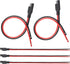 Oyviny 5PCS SAE Connector 12AWG 1 Feet SAE Extension Cable for Solar Panel Motorcycles Cars Charger Trolling Motor 2 Pin Single Plug Quick Connect...