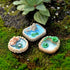 1Pc Green Wooden Pile Grassland Made Resin DIY Miniature Mini Water Pool Fairy Garden Lawn Ornament for Mountain Dollhouse Decor Craft Garden Scul...