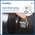 5 Sets 3/8" and 5 Sets 1/2" Impact Retaining Ring Wrench Socket Clip with O-Ring Fits Replacement Milwaukee/Pneumatic Type Impact Wrench Square Dr...