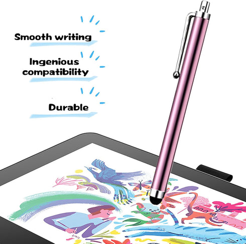 HESSION 10 Pack Stylus Pen for all capacitive Touch Screens Suitable for iPhone Ipad Samsung Galaxy Tablets Black...