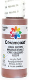 Delta Creative Ceramcoat Acrylic Paint in Assorted Colors (2 oz), 2053, Dark Brown...