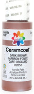 Delta Creative Ceramcoat Acrylic Paint in Assorted Colors (2 oz), 2053, Dark Brown...
