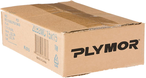 Plymor 1.5" x 1.5" (Case of 1,000), 2 Mil Zipper Reclosable Plastic Bags...