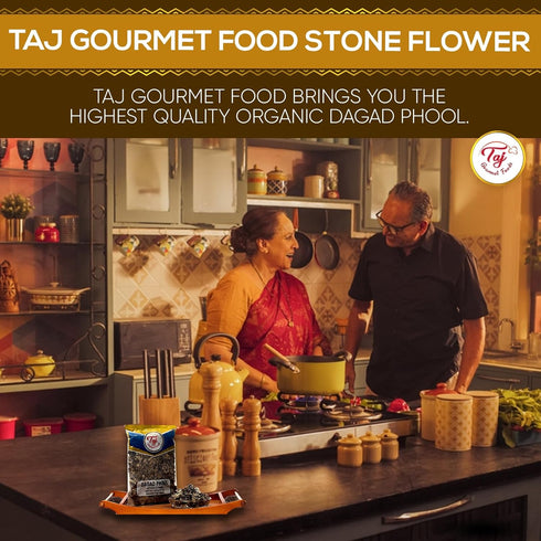 TAJ Premium Indian Dagad Phool, Stone Flower, 3.5-Ounce (3.5oz)...