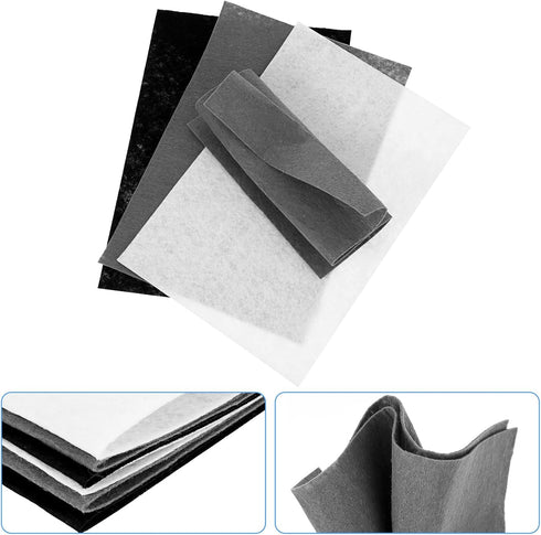 Giantree 9 Pcs Felt Fabric Sheet for Crafts, 11.8" x 7.9" Soft Craft Felt Fabric Squares for Sewing Patchwork Decoration Embroidering Book DIY Cra...