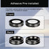 2 Sets for iPhone 11 Red Back Camera Lens Bracket Replacement with Double Sided Adhesive for iPhone11 Rear Camera Glass Lens Frame Kit with Assemb...