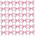 7Rainbows 50pcs Boutique Mini Pink Gingham Ribbon Bows Appliques DIY Craft for Sewing Scrapbooking Wedding and Gift...