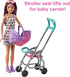 Barbie Skipper Babysitters Inc Playset with Doll, Stroller, Baby Doll & 5 Accessories, Remove Stroller Seat for Carrier...