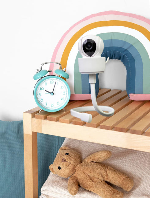 Flexible Twist Mount for Baby Monitor Stand,Compatible for Infant Optics Mount Camera Mount Holder with 1/4 Threaded Hole and Adjustable 360 Degre...