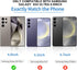 3 Pack Tempered Glass Screen Protector Applicable for Samsung Galaxy S24 Ultra 5G 6.8inch, Support Fingerprint ID Friendly Tempered Glass Screen P...